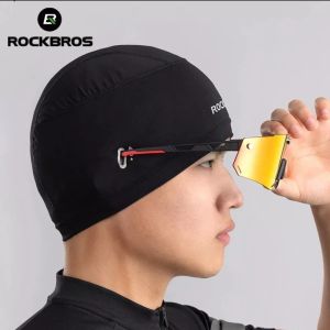 Topi Kupluk Sepeda ROCKBROS YPP037 Hitam Cycling Cap Anti UV Ice Silk