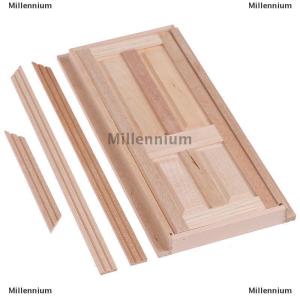[COD] Millennium 1 12 Dollhouse Miniature 4 Panel Interior Wooden Door DIY Model Accessories Toys
