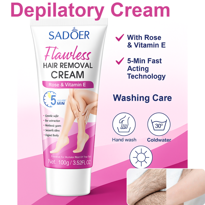Hair Removal Creams Painless Depilatory Cream Gentle Hair Removal Non ...