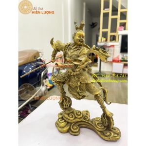 Tượng natra thái tử bằng đồng cao 26cm nặng 1.8kg