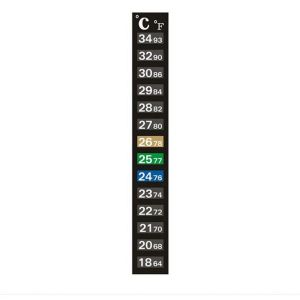 QEFEE Enlarge Font Digital for Aquarium Tools Stick-on Convenient Use Temperature Measurement Stickers Temperature Control Fish Tank Thermometer Thermometer