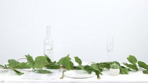 8 Ft 5 cái cây giả cây thường xuân lá nho hoa giả dây hoa trang trí cho nhà phòng vườn đám cưới trang trí ngoài trời