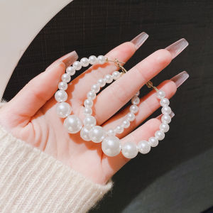 Fashionable Ring Gift 法式轻奢复古珍珠几何耳环气质耳钉小众高级感夸张时尚耳饰批发女