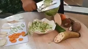 Dụng Cụ Bào Sợi Bắp Cài Gọt Vỏ Thái Lát Củ Quả 2 Lưỡi Sắc Bén Không Gỉ