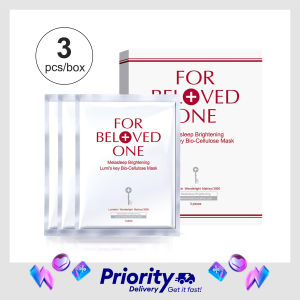 [SG Official Distributor]FOR BELOVED ONE - Taiwan 3 Pcs/Box Melasleep Brightening Lumis key Bio-Cellulose Mask Brighter Glowing Skin Anti-aging Benefits