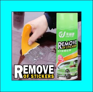 💥Remove of Sticker Spray || Removal Adhesive Residue Agent Car Glass Cleaning Stain Remover Glue Tape Barcode💥
