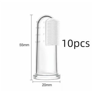 【Ready】SIKAT GIGI JARI - Sikat Pembersih Gigi Hewan Kucing Anjing Pet Tooth Brush Silicon Hewan Peliharaan