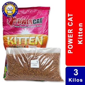 Powercat Organic Cat Food Kitten (3 Kilos Repacked) by FurrWhitePetsShop