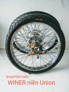 [HCM] CẶP BÁNH CĂM WINNER HOẶC SONIC NIỀNG UNION VD THÁI 1.4 1.6 FULL VỎ CRV GẮN NHƯ ZIN