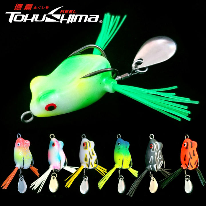1Pcs 3cm/4.2g Mini Soft Frog Soft Plastic Frog Floating Bait 3D Eyes Soft  Frog Lure Fishing Lure With Sequins Top Water