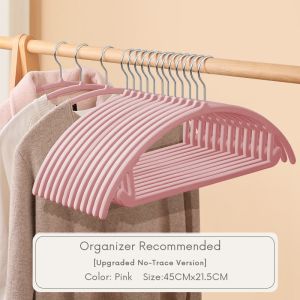 [SG STOCK]  Japandi  Velvet Hanger Clothes HangerNon-Slip ClothesSlim DesignSpace SavingAdults & Kids Coat Hanger