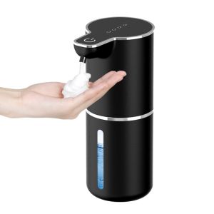 KEASHI Touchless Automatic Soap Dispenser Wall Mounted 350ML Hand Sanitizer Machine Easy Use 4 Level Adjustable Foaming Soap Dispenser Bathroom Kitchen Use