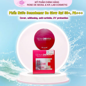 Phấn nước cushion sena demar be glow cushion dạng kemgiúp dưỡng ẩm làm trắng 15g - hạn 2028 cushion senademar IS210