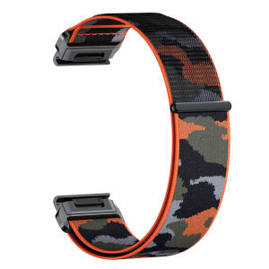 Zenia 26mm 22mm Quick Fit Premium Nylon Watch Strap for Garmin Forerunner 970 965 955 Fenix 8 E 7 7X Pro Sapphire Solar 6 6X 5 5X Plus 3 epix Gen 2 Instinct MARQ Approach S70 47mm S60 S62 Quatix Enduro Tactix D2 Delta Descent Mk1 Mk2 Mk2i Mk3i 51mm G1 G2