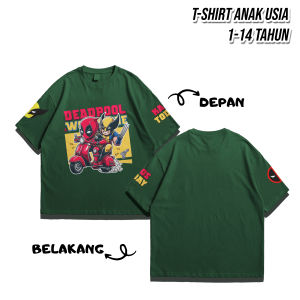 Kaos Atasan Lengan Pendek Anak 1-14 Tahun Motif Terbaru