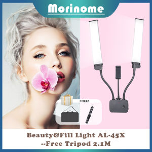 ✨BISA COD & Garansi✨Professional Glamlight Lampu Make up Mua Ring Light LED BI-COLOR Dual BAR HD AL-45X Lighting mua 3200-5600K Fill Light Nitecore-Extreme Mengisi Cahaya Riasan XY
