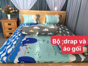 [HCM]Bộ Drap Thun Hàn Quốc mát lạnh { 4 món } chất liệu thun Hàn Quốc mát mềm mát co giãn và thấm hút mồ hôi tốt.