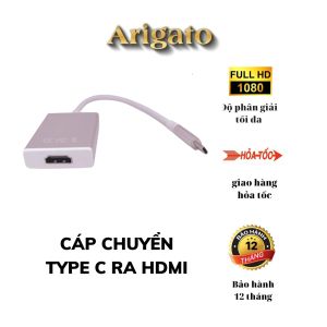 Cáp Chuyển Đổi Từ USB Type-C Sang HDMI 2.0 4K Chất Lượng Cao Dài 2 Mét Tương Thích Macbook