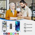 ULANZI UW-MIC 2.4GHz Wireless Microphone Dual Lavalier Mic for Smartphone. 