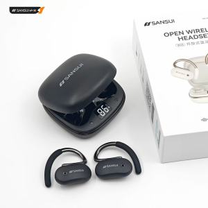 SANSUI W15 OWS Earphones Bluetooth V5.4 lmmersive Audio Sports Running Headpones Active Noise Cancellation Headsets Positioning  Smart Exclusive APP