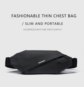 ใหม่Crossbodyกระเป๋าสะพายชายกระเป๋าสะพายชายขวางร่างกายทรงเมสเซนเจอร์กระเป๋าถือสําหรับสายคาดกระเป๋าคาดเอวจับคู่กันน้ําสลิงกระเป๋าคาดหน้าอกสําหรับชาย