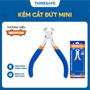 Kềm cắt đứt mini Wadfow WPL0952 dài 4.5 inch 115mm đầu kìm được phủ lớp dầu bóng chống gỉ kềm càng cua Wadfow chính hãng