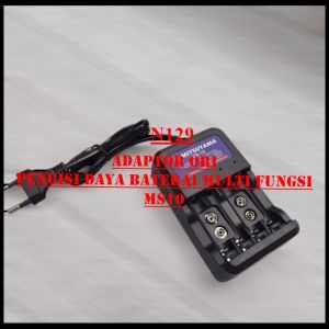 N130 MITSYUYAMA ADAPTOR ORI PENGISI DAYA BATERAI MULTI FUNGSI MENGISI ULANG BATERAI AA AAA 9V 9 VOLT