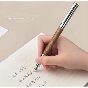 Hongdian 1843 Navigator Fountain Pen Fine Nib Solid Metal