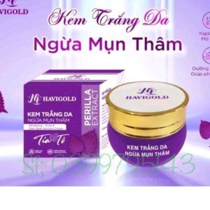 Kem Havigold Tía Tô Dưỡng Trắng Ngừa Mụn Thâm 15g