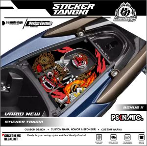 STICKER STIKER TANGKI MOTOR VARIO NEW 2018 SAMPAI 2024 STIKER TENGKI BENSIN VARIO 125 DAN 150 MOTIF