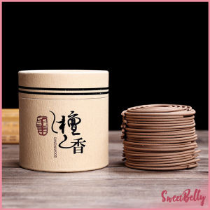 Sweet Belly ธูปขด กลิ่นไม้จันทน์ ไม้กฤษณา กลิ่นหอมผ่อนคลาย ธูปรูปจาน sandalwood