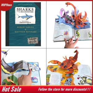 【COD】🔥🔥🔥 3D Encyclopedia Prehistorica Dinosaurs Marine Organism Folding Pop-Up Book Diverse Dinosaur Species Guide Perfect Gift