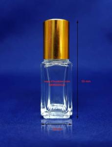 ขวด 4 มล (100 ใบ)+ลูกกลิ้ง+ฝาทอง