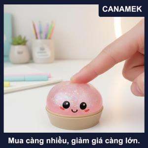 【CANAMEK】 Quá Khổ Cầu Vồng Bánh Bao Squishy 1PC Đầy Màu Sắc Cảm Giác Bóp Mềm Chậm Phục Hồi Đồ Chơi Cho Căng Thẳng Cứu Trợ