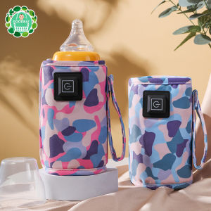 USB-Powered Milk Bottle Warmer Bottle Feeding Warmer 3-Temperature Portable Bottle Insulated Bag