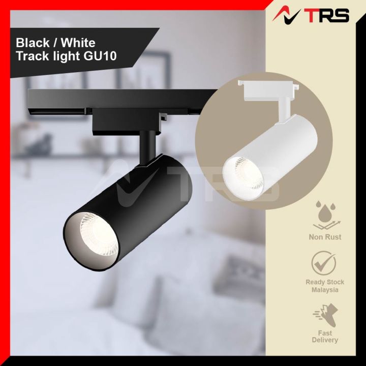 Track light Black / White GU10 holder Aluminum casing EASY MAINTENANCE ...