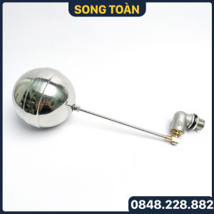 Van Phao Bóng Cát Inox Phao Cơ Bóng Cát Inox Tự Động Ngắt Nước 21 27 - Inox 304