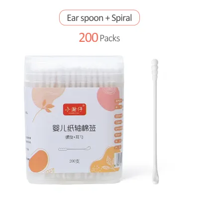 Sweetybayi 200Pcs/Box Multi-purpose Baby swabs Kids Newborn Mini Cotton Buds