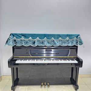 [HCM]KHĂN PHỦ ĐÀN PIANO CƠ PHỐI REN XANH NGỌC CAO CẤP