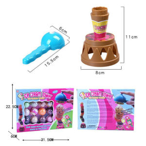 Ice Cream Stacking Game Kids Ice Cream Stack Up Play Toys Simulation Food Kitchen Toy Pretend Play Educational Toys Gift
