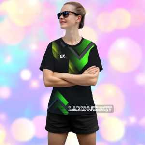 ( Cod ) Terbaru Baju Badminton Cewek Kaos voli Perempuan Jersey Volly Cewek Kaos Bulutangkis Premium Baju Senam Wanita Jumbo Size M L XL XXL