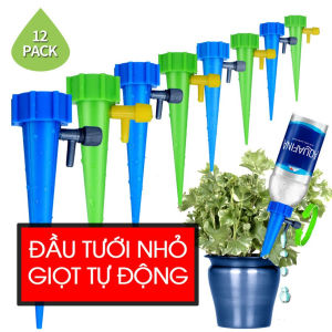 Bộ 10 Vòi Tưới Cây Nhỏ Giọt Tự Động Có Van Chỉnh Theo Ý