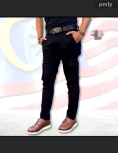 SELUAR KERJA POCKET / CARGO PANTS KAIN COTTON (6 POKET)