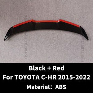 Air Deflector Roof Spoiler Rear Wing Body Kit Trunk Boot Lip Back Tail Facelift For TOYOTA CHR C-HR 2015-2022 Tuning Splitter