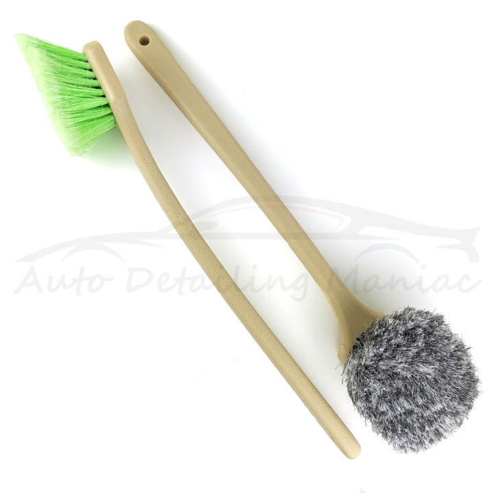 Wheel Well Fender Liner Long Wheel Cleaning Brush (Flagged Tip