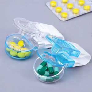 New Portable Opener Pill Dispenser Professional Pill Cutter Portable Drug Box Anti Pollution Medication Pack Opener Pills