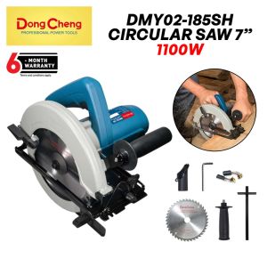 DongCheng DYM02-185SH Circular Saw 7 185MM 1100W 0 - 45° Adjustable Bevel Cutting Angle
