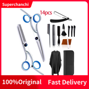14 set haircuts hair cut Hairdresser Scissors Set Hair Thinning Scissors Hairdress
