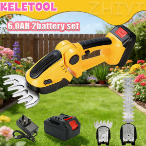 2-in-1 Cordless Electric Grass Shear & Hedge Trimmer – Powered by Rechargeable Lithium-Ion Battery