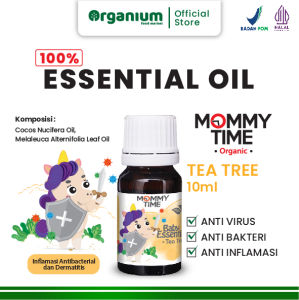 Essential Oil Baby MOMMY TIME Sebagai Antivirus antibakteri Oil Tea Traa - 10ml